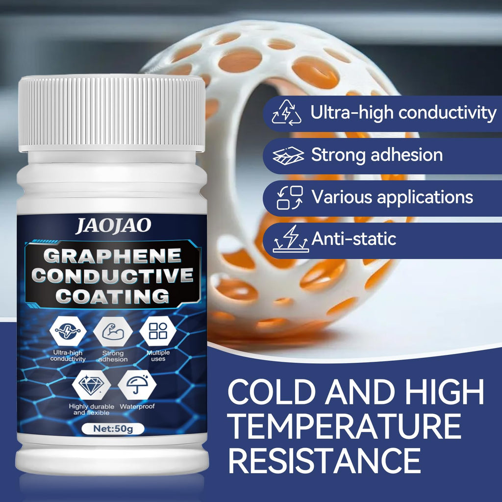 JAOJAO Conductive Paint, Conductive Graphite Paint, 50g