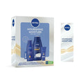 NIVEA Skin Care Set - Nourishing Body Wash, Moisturizing Lotion & Lip Balm | 4-Piece Gift Set for Her