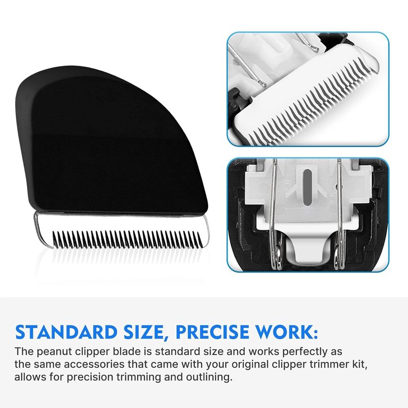 Wahl Peanut Clipper Blades - Professional Replacement Blades with 4 Guards | Precision Ground, Snap-On Design