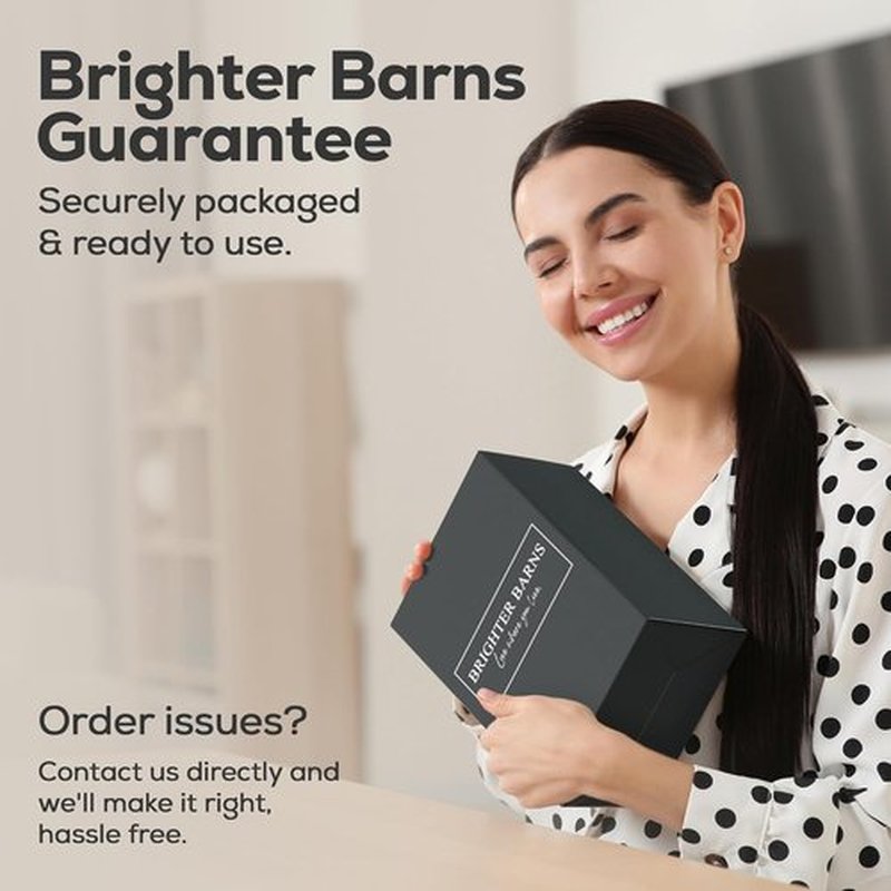 Brighter Barns White Shampoo and Conditioner Dispenser Set - Stylish Shower Pump for Bathroom Decor | Ideal for Hotels and Airbnbs