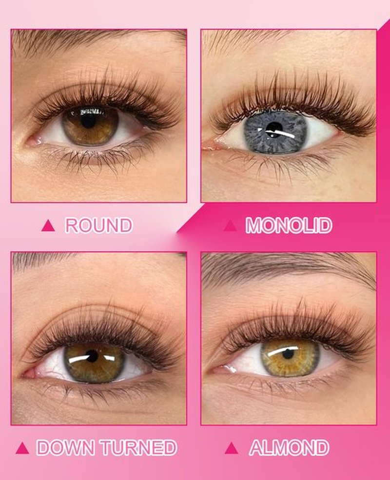 Brown Self Adhesive Eyelashes Preglued - Natural Look No Glue Eyelashes 12mm Natural Waterproof Glueless No Glue Needed Reusable Stick on False Strip Lashes by EMEDA (Brown 872 with Tweezers)