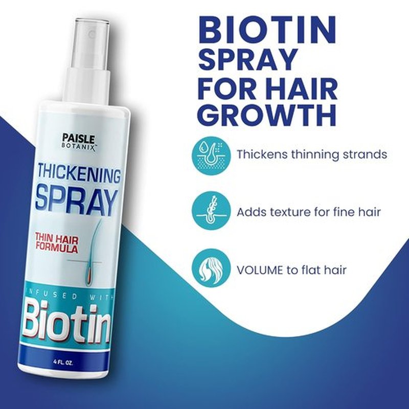 Regine Switzerland Biotin Hair Thickening Serum - Boost Volume & Growth | DHT Blocker for Fine Hair