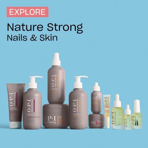 OPI Nature Strong Nails & Skin - Glow Up Nail & Cuticle Oil with Dropper | Lightweight, Nourishing Natural Oil Blend Moisturizes Dry Cuticles | Enriched with Vitamin E | 0.27 Fl Oz | 8 mL