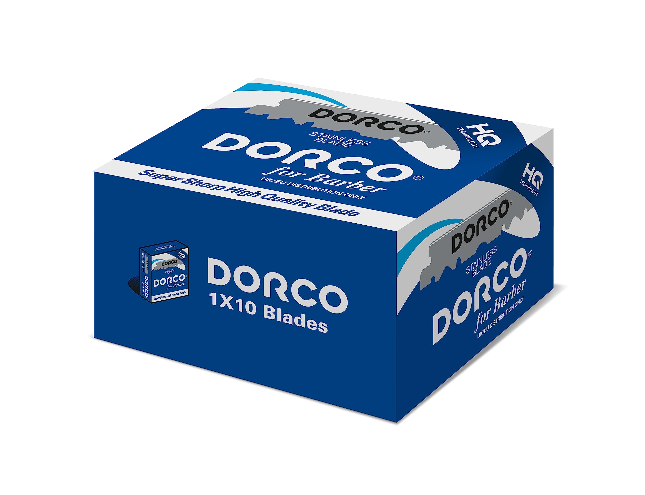 100 DORCO Single Edge Razor Blades For Professional Barbers And Traditional Shaving Enthusiasts