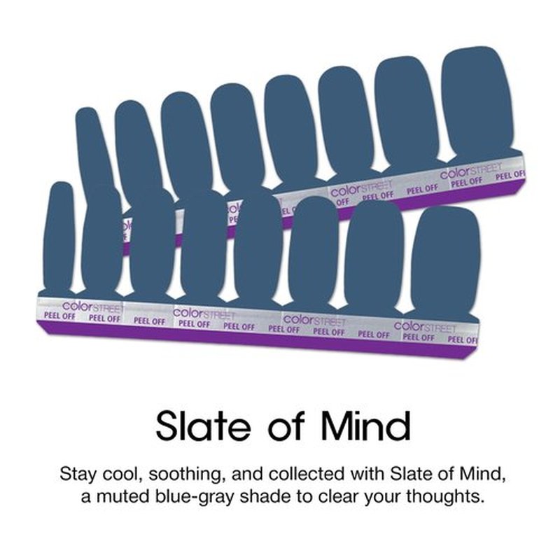 Color Street Slate of Mind Nail Strips