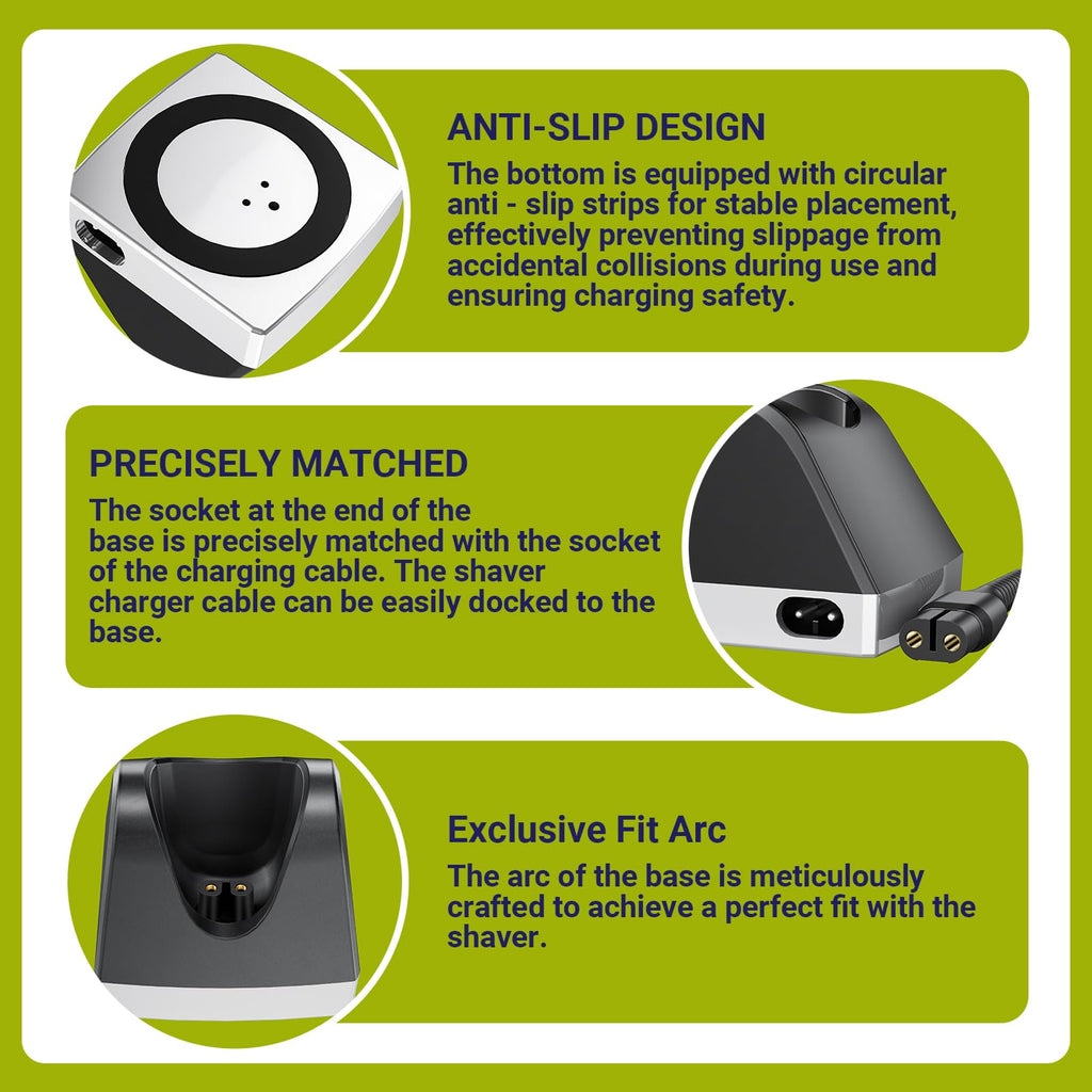 Charger Dock Compatible with Philips Norelco Oneblade QP2520