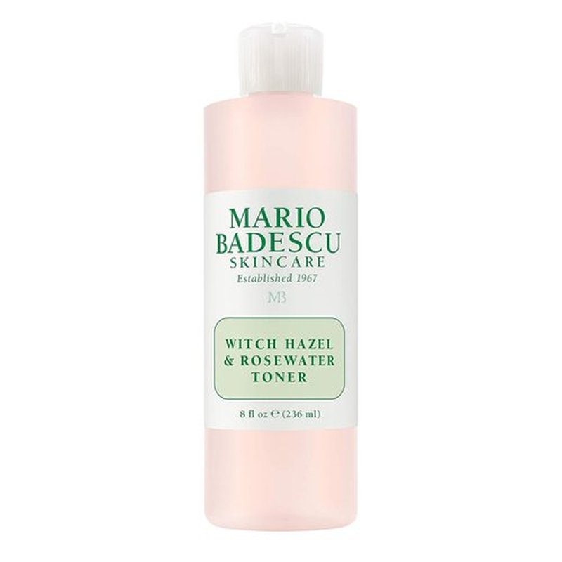 Mario Badescu Witch Hazel Facial Toner - Alcohol-Free, Infused with Lavender & Aloe Vera | 8 Fl Oz for Aging Skin