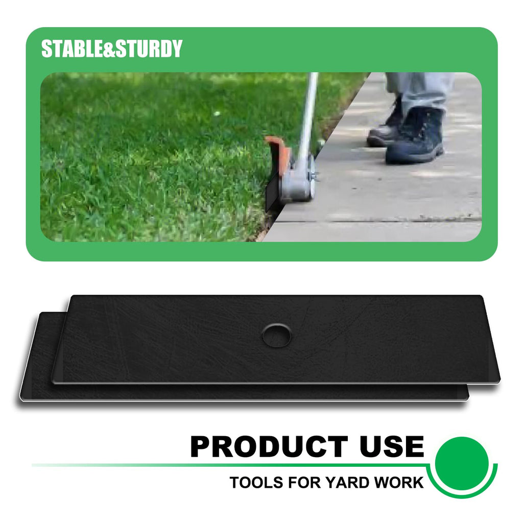 Andorm Edger Blades 9 x 1/2" Center Hole Universal Lawn Edging Blade Replacement 9 inch Compatible with Mclane 2059 2059-9, Craftsman 85755, Rotary 6262 (6 Pack)
