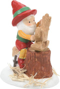 Department 56 Elf Ready for Paint Figurine - 1.85 Inch, Multicolor North Pole Village Accessory