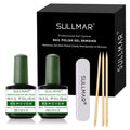 SULLMAR 2pcs Nail Polish Remover Gel Manicure Nail Gel Polish Remover Nail Art Quickly Remove Nail Polish for Nails Remover