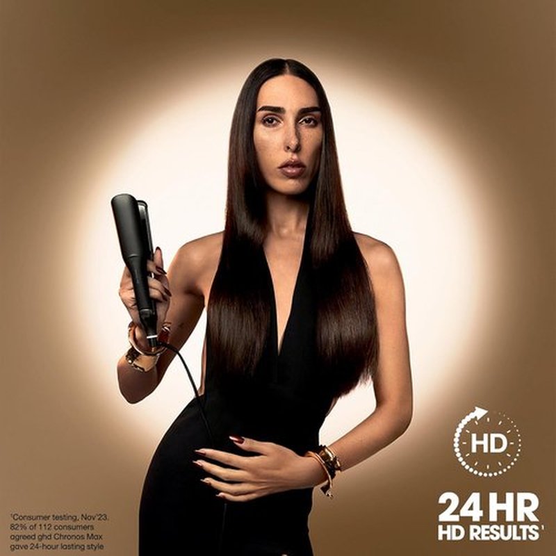 GHD Chronos & Chronos Max Stylers - Professional Flat Iron Hair Straighteners | 3X Faster Styling, 85% More Shine, Results Last 24hrs