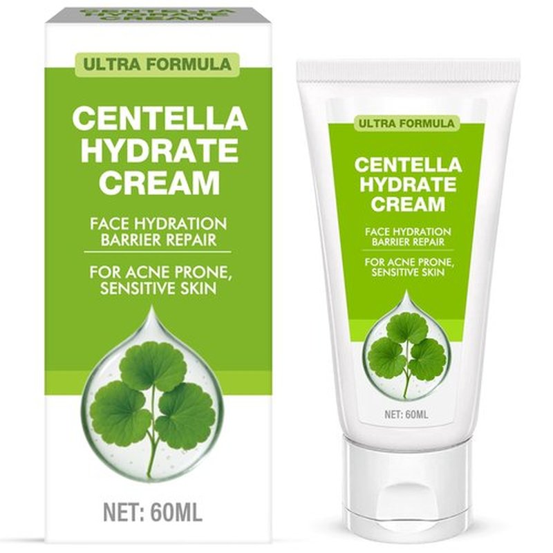 AVPAVP Centella Moisturizer 60ml, Cream for Dry Skin, Lightweight Hydration Without Stickiness, Calming Face Cream to Strengthen Skin Barrier, Suitable for All Skin Types