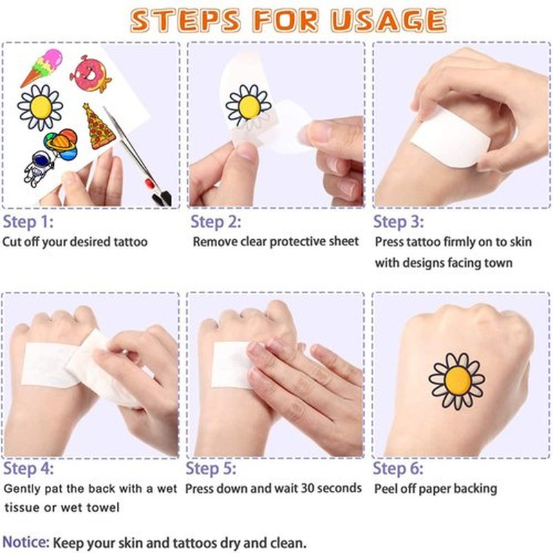 Pounchi Japanese Anime Temporary Tattoos (8 Sheets) Gifts Anime Decor Cosplay Waterproof Temporary Tattoos Cartoon Stickers Party Favors Supplies for Teens Man Woman