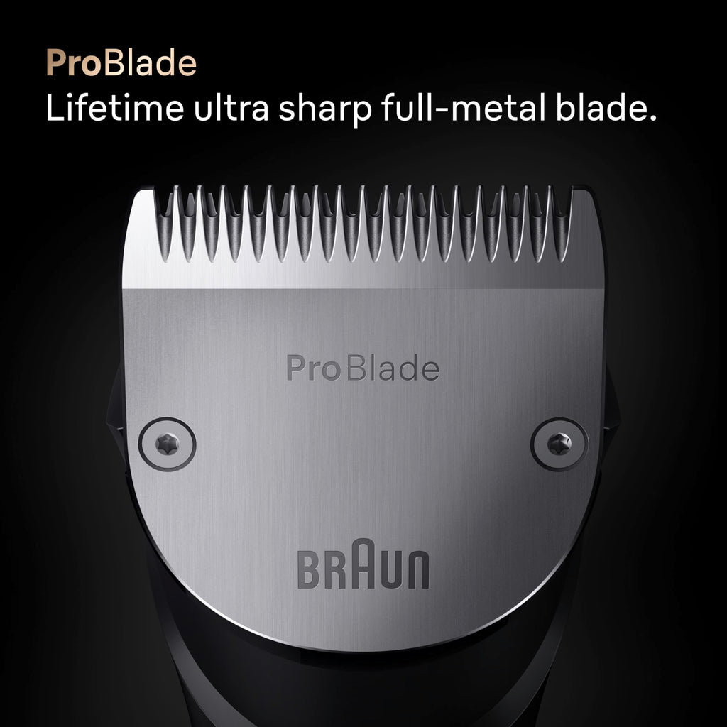 Braun Series 9 PRO All-in-One Beard & Body Grooming Kit for Men, Cordless Trimmer, Hair Clippers & Shaver for Face, Hair & Body with Gillette Labs Razor, AIO 9555