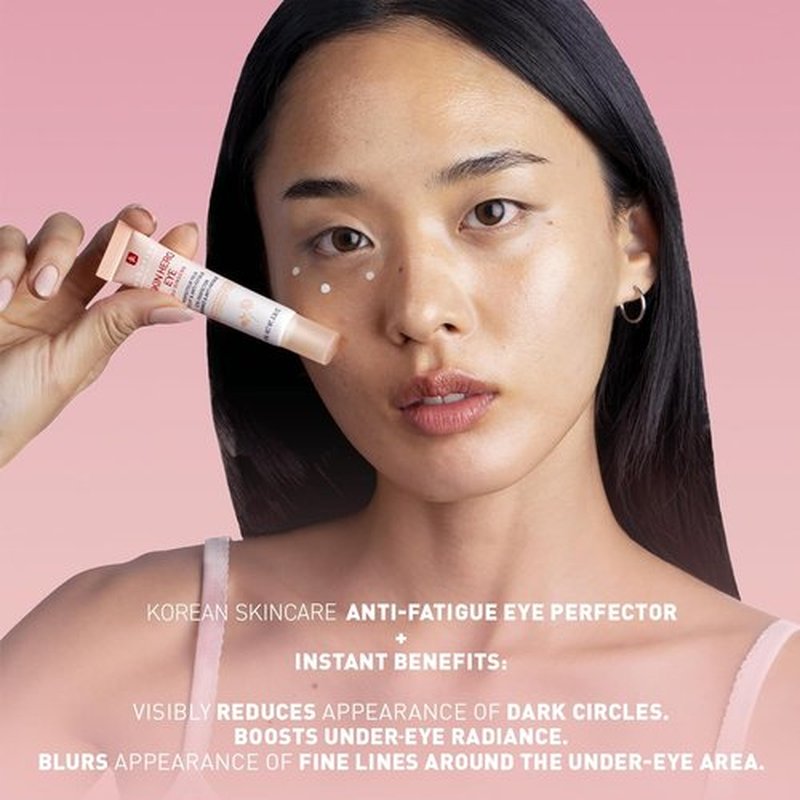 Erborian Skin Hero Eye Cream - De-Puffing & Hydrating Formula for Smooth, Radiant Skin | Korean Skincare