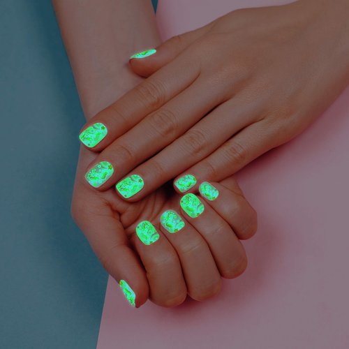 Hot Focus Unicorn Nail Kit – Kids Nail Polish Set for Girls Ages 5 6 7-12 with 77+ Pieces, Spa Kit, Nail Art Decoration Set, Glow-in-the-dark, Stickers, and Water-Based Polish - Girls' Nail Kit.