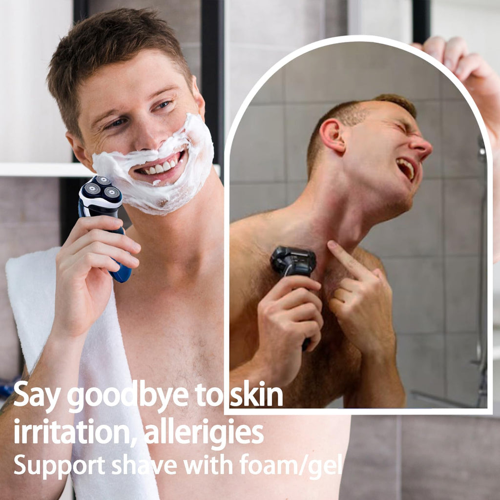 GORLENT 6 Pack SH30/HQ8 Replacment Blades for Aquatec PTxxx, ATxxx Series Razors, Dual-Layer Shaver Heads for Close and Smooth Shave