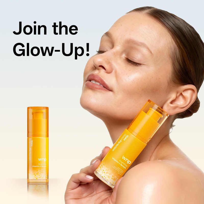 WNP Vitamin C Serum for Face - Dermatologist Tested Anti-Aging & Brightening with Hyaluronic Acid & Vitamin E, Treatment for Dark, Age, Sun Spot, Melasma, Hyperpigmentation, Fine Lines & Wrinkles