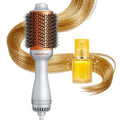 SHEGLAM 4-in-1 Hot Air Brush - 24K Shine Hair Oil for Smooth, Shiny Hair