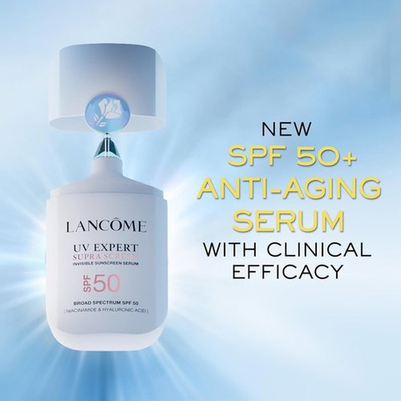 Lancôme Radiant Day Skincare Routine - Créme Radiance Foam Cleanser & Génifique Dual Recovery Serum 4.2 Fl Oz & 0.67 Fl Oz