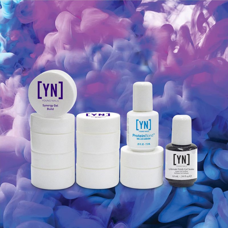 Young Nails Professional Nail Kit - Complete Starter Set for Beginners & Pros | Home Use Essentials