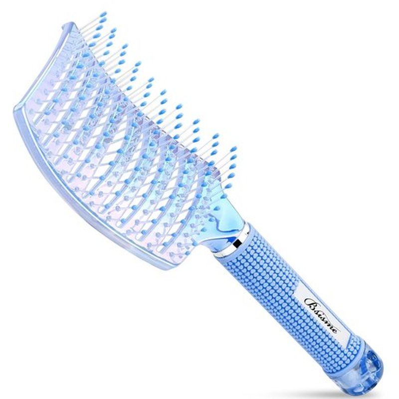 Skiennix Professional Curved Vent Hair Brush - Faster Blow Drying & Detangling for All Hair Types | Ideal Gift for Her