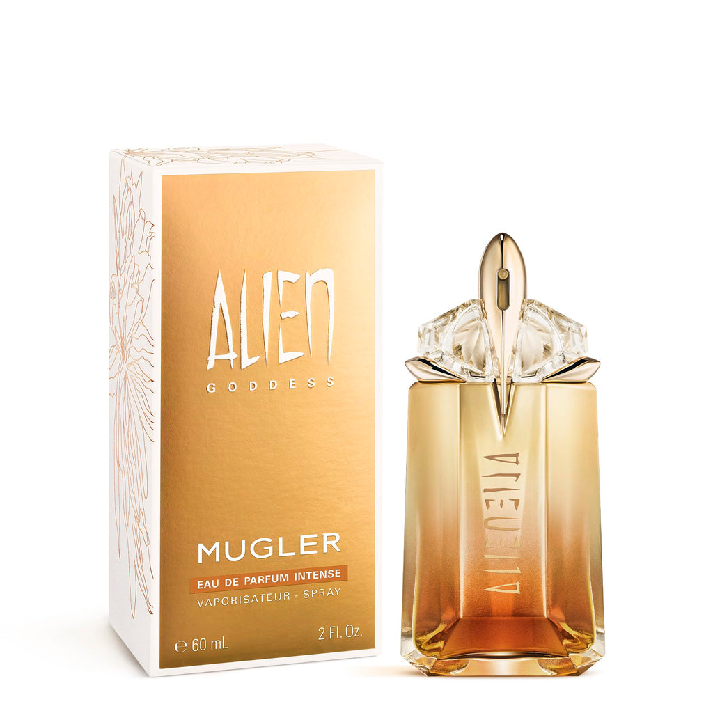 Mugler Alien Goddess Intense - Eau de Parfum - Women's Perfume - Floral & Woody - With Bergamot, Jasmine, and Vanilla - Long Lasting Fragrance - 2.0 Fl Oz