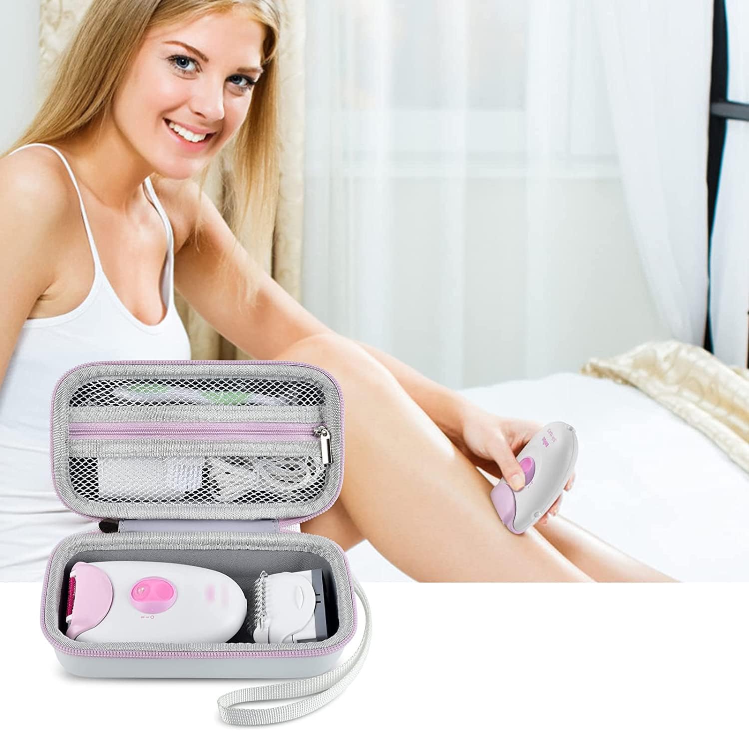 Casmliee Hard Epilator Case for Braun Silk-epil 3/3-270, Box Only
