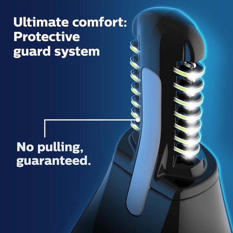 Philips Norelco Shaver 3900 - Rechargeable Wet & Dry Shaver with Trimmer & Stand | Nose Trimmer 3000 for Ears & Brows