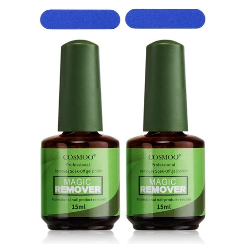 Gel Nail Polish Remover 2 PCS- Gel Polish Remover for Gel Nails Professional 2-5 Minute, Easy and Quick Remove Gel Polish at Home