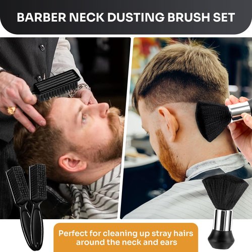 Barber Cape 13Pcs with Neck Duster Brush Adjustable, Extra Long Hair Cutting Cape 63" x 55" Profesional Barber Accessories for Men/Adults/Barber/Salon/Clients/Home/Women/Kids
