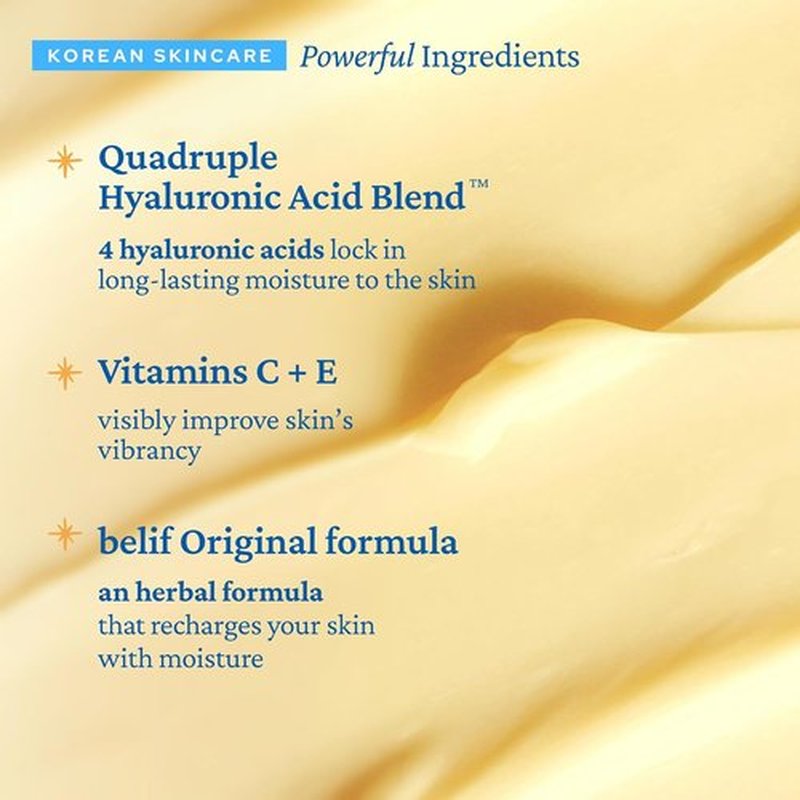 Belif Aqua Bomb Face Cream - Vitamin C & Hyaluronic Acid Moisturizer for Intense Hydration | All Skin Types