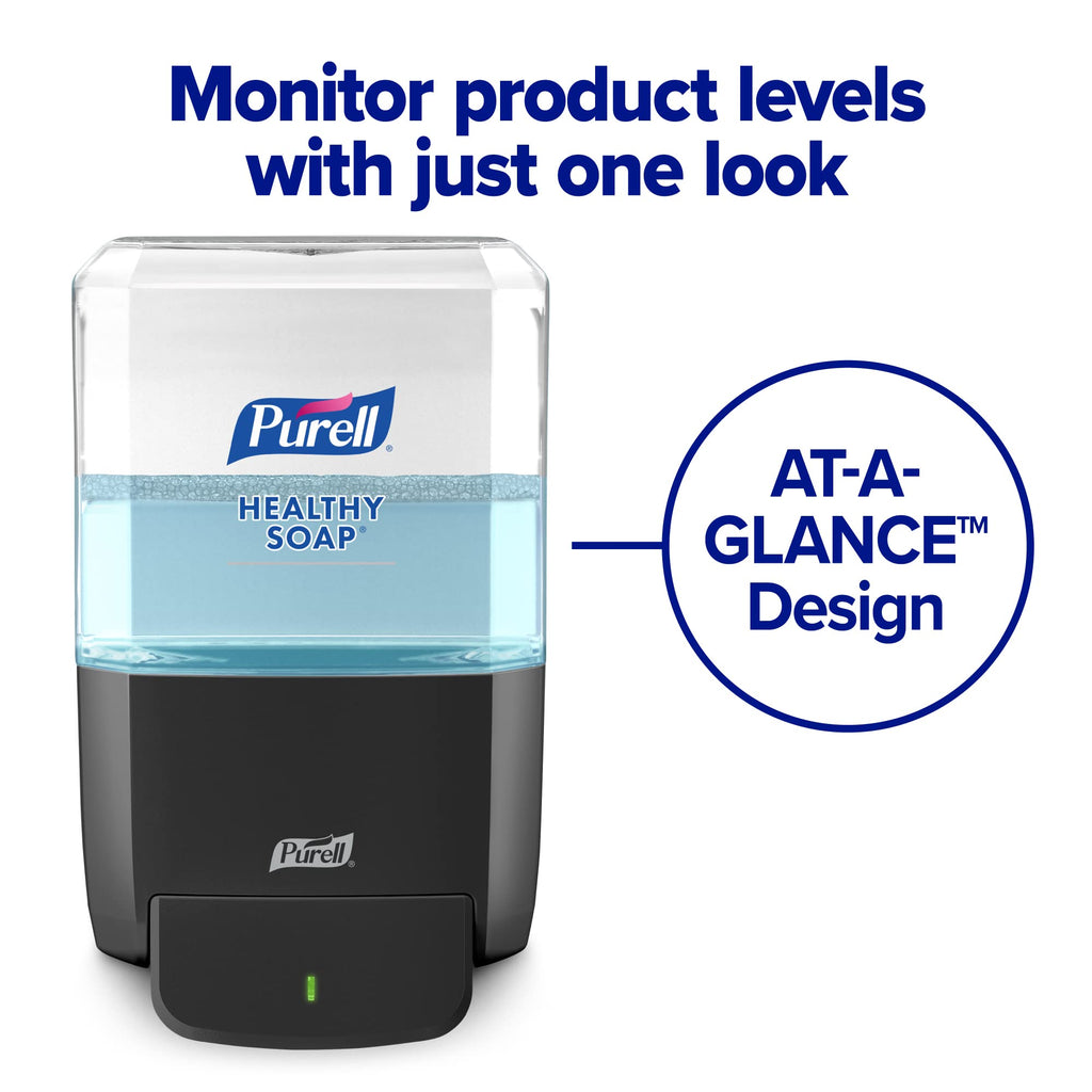 PURELL Brand HEALTHY SOAP 0.5% BAK Antimicrobial Foam, Lightly Fragranced, 1200 mL Refill for PURELL ES4 Manual Soap Dispenser (Pack of 2) - 5079-02 - Manufactured by GOJO, Inc.