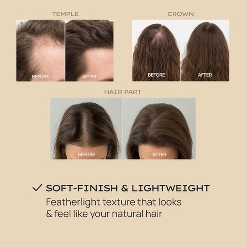 Style Edit Hair Building Fibers - Conceal Thinning Hair & Bald Spots | 100% Plant-Based, Dark Brown 0.88oz