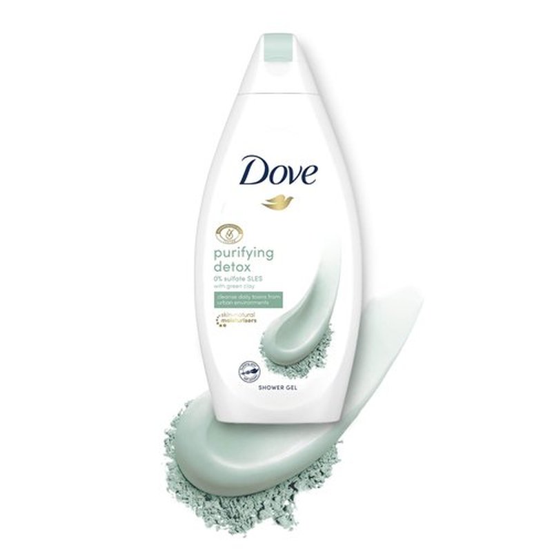 Dove Purifying Detox Green Clay Body Wash 250 ml