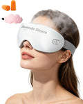 Steam Eye Mask for Dry Eyes, 40-42°C Warm Mist Eye Steamer for Puffy Eyes & Strain Relief, Rechargeable Cordless Steam Mask with Auto Shut-Off, Soft Silicone Design for Screen Work & Travel (1Pcs)