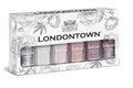 LONDONTOWN I Do! Bridal Set - 21+ Free Vegan Cruelty-Free Nail Polish Wedding Collection, Shimmery Romantic Red Pink Colors, 6-Pc 0.40fl oz