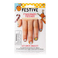 allydrew Fingernail Friends Nail Stickers Nail Art for Children, Festive Holiday (50 Stickers)