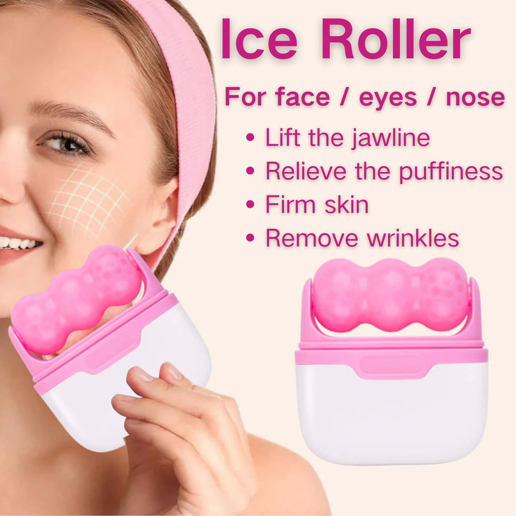 Skincare Tool Gifts Set for Her, Women, Daughter, Mom, Teen Girls - Gua Sha & Jade Roller, ice roller for face, Self Care Gifts Set, Eye Mask, with Greeting Card, Girlfriend Birthday Gift