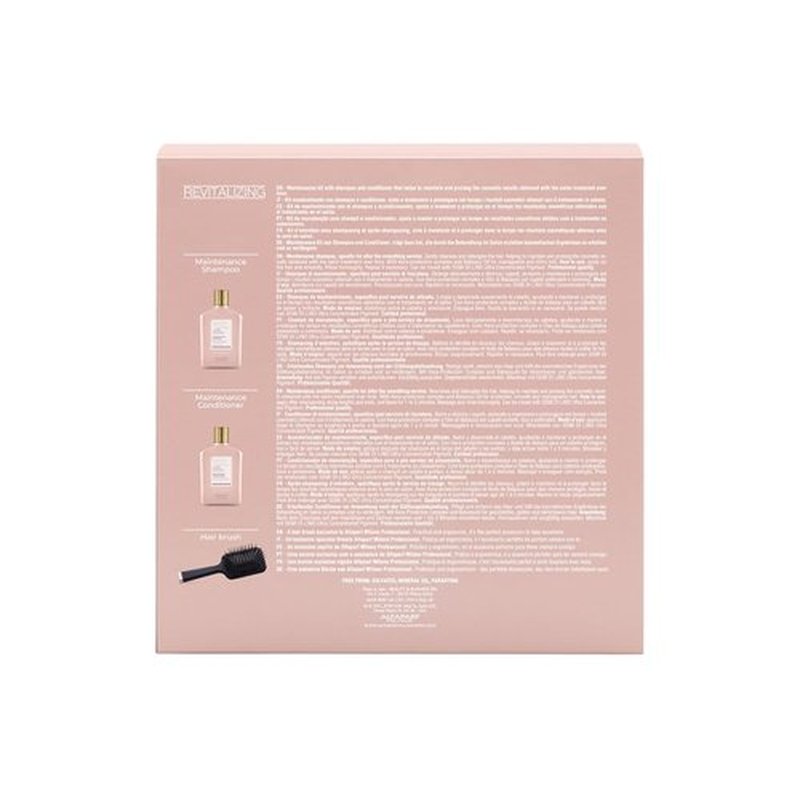 Alfaparf Milano Keratin Therapy Shampoo & Conditioner Set - Revitalizing Formula for Damaged Hair - Adds Shine & Softness