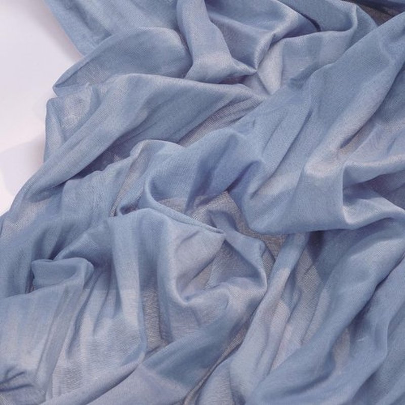 Socomi Cheesecloth Table Runner - Dusty Blue 120 Inch | 15pcs Boho Rustic Decor for Weddings & Events