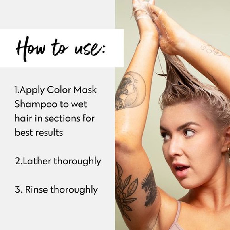 FOUR REASONS Platinum Hair Color Shampoo - Blonde Toner & Color Depositing Formula | Sulfate-Free, Vegan, 8.45 Fl Oz