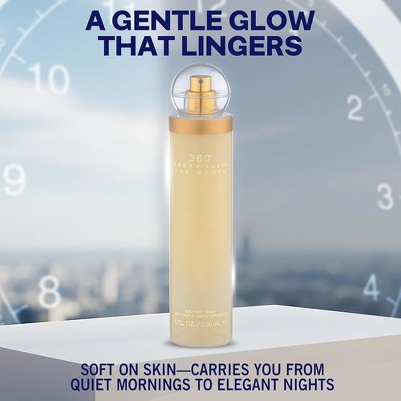 360 by Perry Ellis Body Mist - Refreshing 8 oz Fragrance for Women