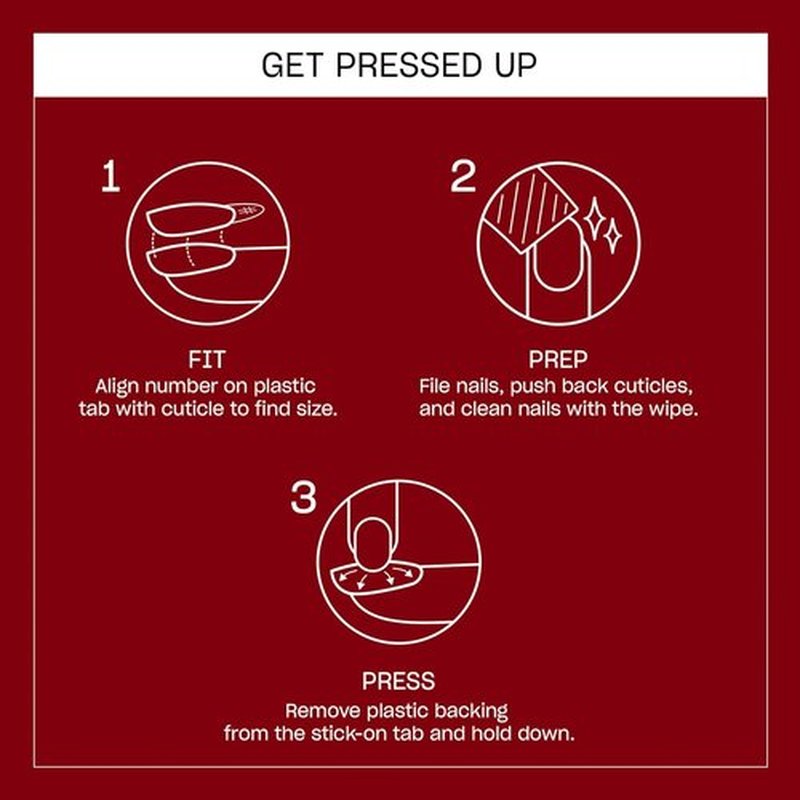 OPI Sticking Point - Instant No Glue Press On Nails | 30 Count with Adhesive Tabs | Short Round, Almond & Squoval