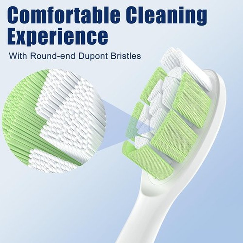 Philips Sonicare BrightDeal Replacement Toothbrush Heads - Compatible with DiamondClean & FlexCare | 8 Pack