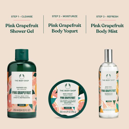 The Body Shop Pink Grapefruit Body Yogurt For Normal To Dry Skin 6.91 Ounces