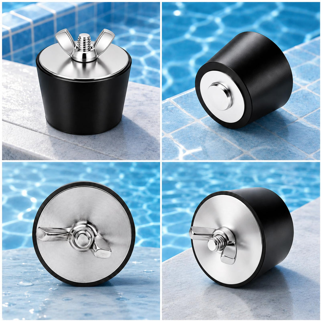 2pcs Rubber Pool Winterizing Plugs,Expansion Plug with SS Screw
