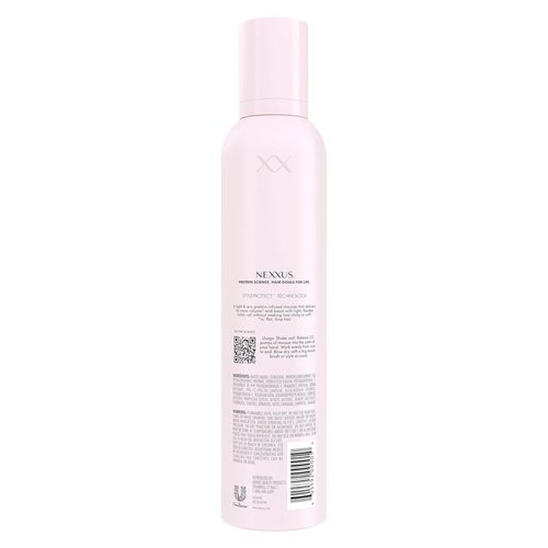 Nexxus Styling Hair Mousse - Volume & Medium Hold with STYLEPROTECT Technology | 10.6 oz