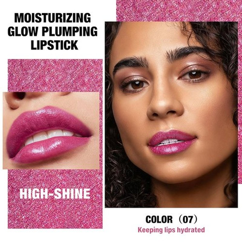 Skiennix Mauve Pink Shimmer Lipstick - Metallic Glow & Hydrating Formula | Long-Lasting Waterproof