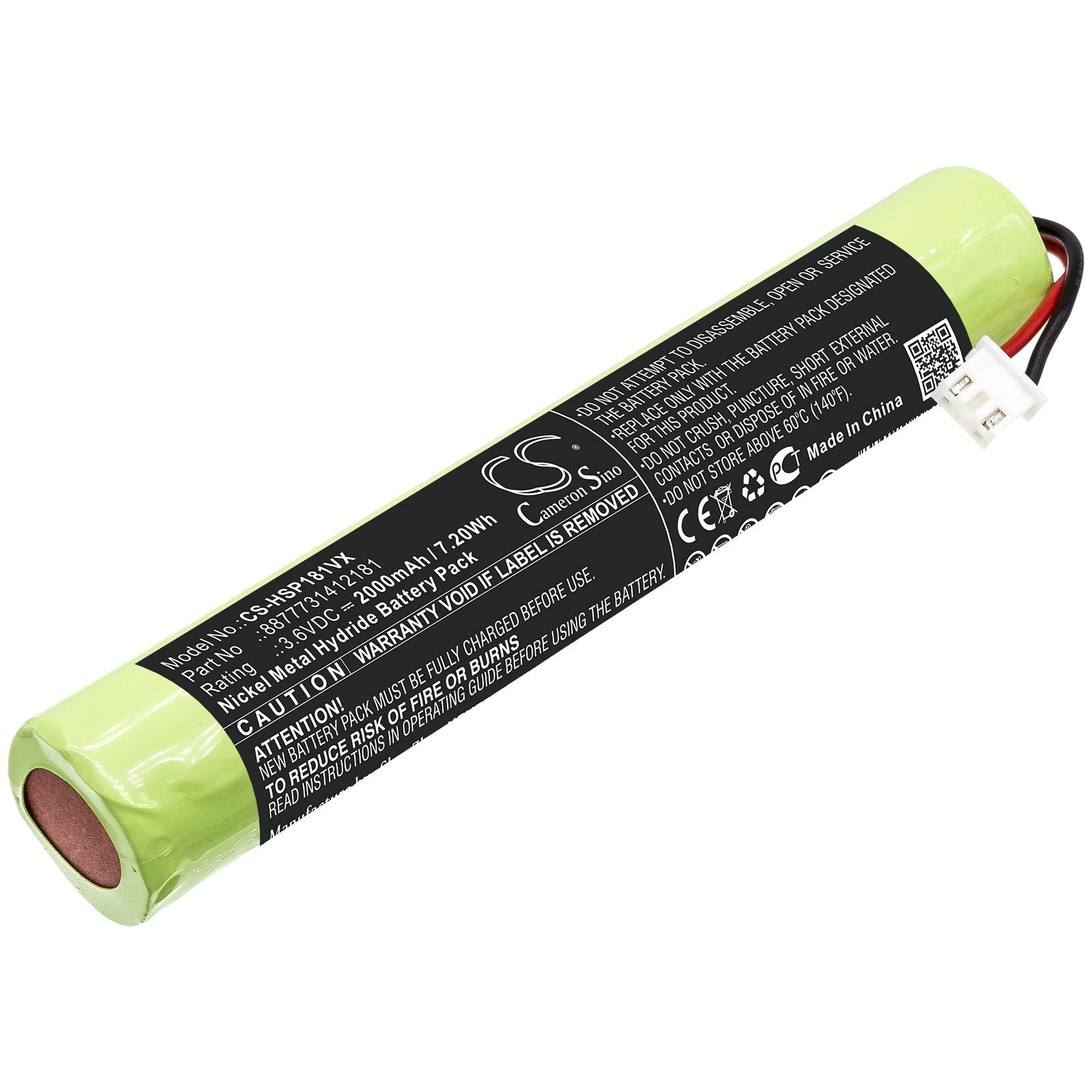 DRAWBELL Battery for Hurricane Spin Scrubber and B'rush Cleaner Mop,fit Part NO:8877731412181 (2000mAh)